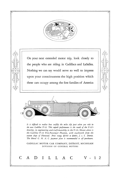 Ad_1931s_V12_On_Your_Next_Trip.jpg - 1931 - It is difficult to realize how swiftly the miles slip past when you ride in the new Cadillac V-12