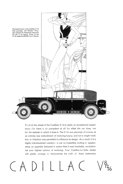 Ad_1931s_V16_Phaeton.jpg - 1931 - To sit at the weel of the Cadillac V-16 is really an exceptional experience