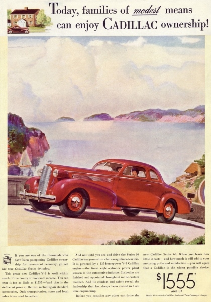 Ad_1937s_Series60_Coupe_01_b.jpg - 1937 - Today, families of modest means can enjoy Cadillac ownership!