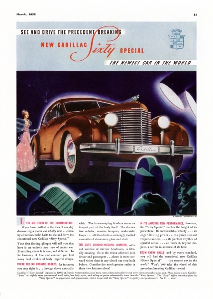 Ad_1938s_60Special_Newest_Car_in_the_World_Stage.jpg - 1938 - See and drive the precedent breaking new Cadillac Sixty Special, the newest car in the world