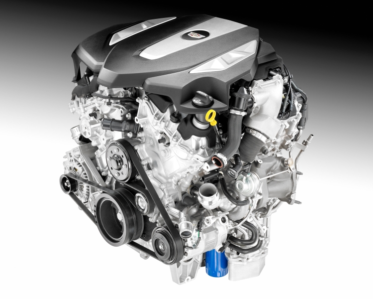 2016-CT6-Powertrain-LGW-V6-005.jpg - The all-new 3.0L Twin Turbo for the 2016 Cadillac CT6 is the only six-cylinder engine to combine turbocharging with cylinder deactivation and stop/start technologies to conserve fuel.