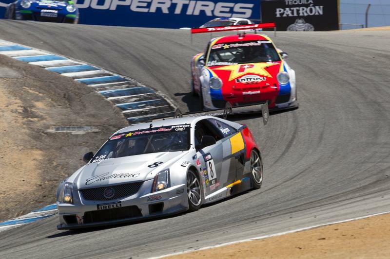 2012_CTS-V_Racing_LagunaSeca_5256.jpg - [de]Cadillac Rennteam, SCCA Pro Racing Pirelli World Challenge in Laguna Seca, Monterey, Kalifornien am 11. Mai 2012. Andy Pilgrim fuhr den CTS-V Coupe Nr.8 auf den zweiten Platz GT, und Johnny O'Connell erreichte mit CTS-V Coupe Nr.3 den siebten Platz GT[en]Cadillac Racing, SCCA Pro Racing Pirelli World Challenge, Laguna Seca, Monterey, California, May 11, 2012. Andy Pilgrim drove the #8 Cadillac CTS-V Coupe to second in GT and Johnny O'Connell drove the #3 Cadillac CTS-V Coupe to seventh in GT (Richard Prince/Cadillac Racing Photo).