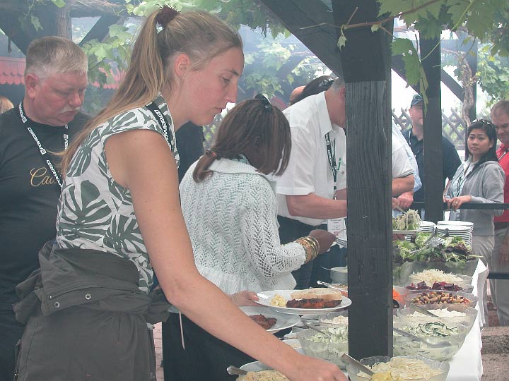 Speyer_230508_046.JPG - Grillbuffet in der lauschigen Pergola