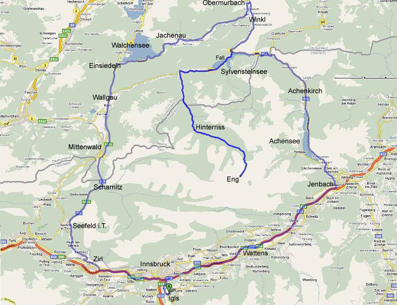 Route_Samstag.jpg - Die Route unserer Ausfahrt