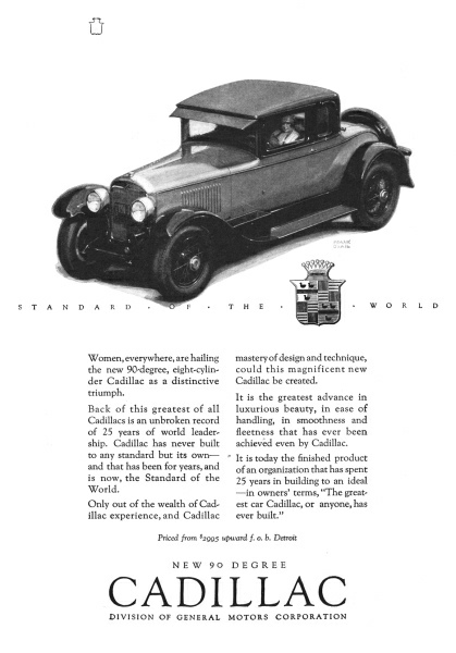 Ad_1926s_New_90_degree.jpg - 1926 - Women, everywhere, are hailing the new 90-degree, eight cylinder Cadillac as a distinctive triumph