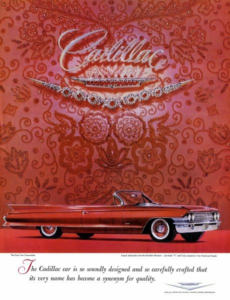Ad_1961s_soundly_designed_Sixty_Two_Conv_rot.jpg - 1961 - The Cadillac car is so soundly designed and so carefully crafted that ...
