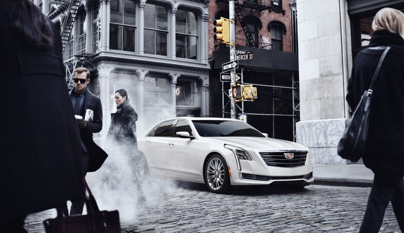 2016-CT6-010.jpg - The 2016 Cadillac CT6 elevates to the top of the Cadillac range, and creates a new formula for the prestige sedan through the integration of new technologies developed to achieve dynamic performance, efficiency and agility previously unseen in large luxury cars. Pre-production model shown.