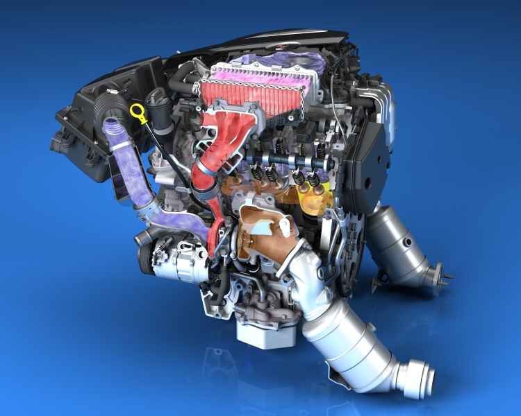 2016-CT6-Powertrain-LGW-V6-007.jpg - The all-new 3.0L Twin Turbo for the 2016 Cadillac CT6 is the only six-cylinder engine to combine turbocharging with cylinder deactivation and stop/start technologies to conserve fuel.