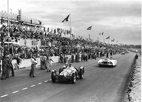 1950_le_mans_2.jpg - 1950 Le Mans, Le Monstre hinter Talbot Lago (Louis Rosier, Jean-Louis Rosier)